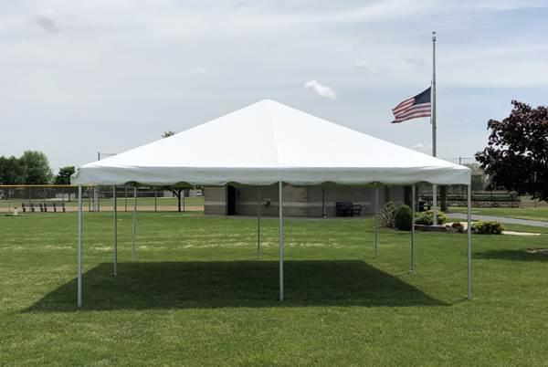 20'Wx20'Lx12'H frame tent package
